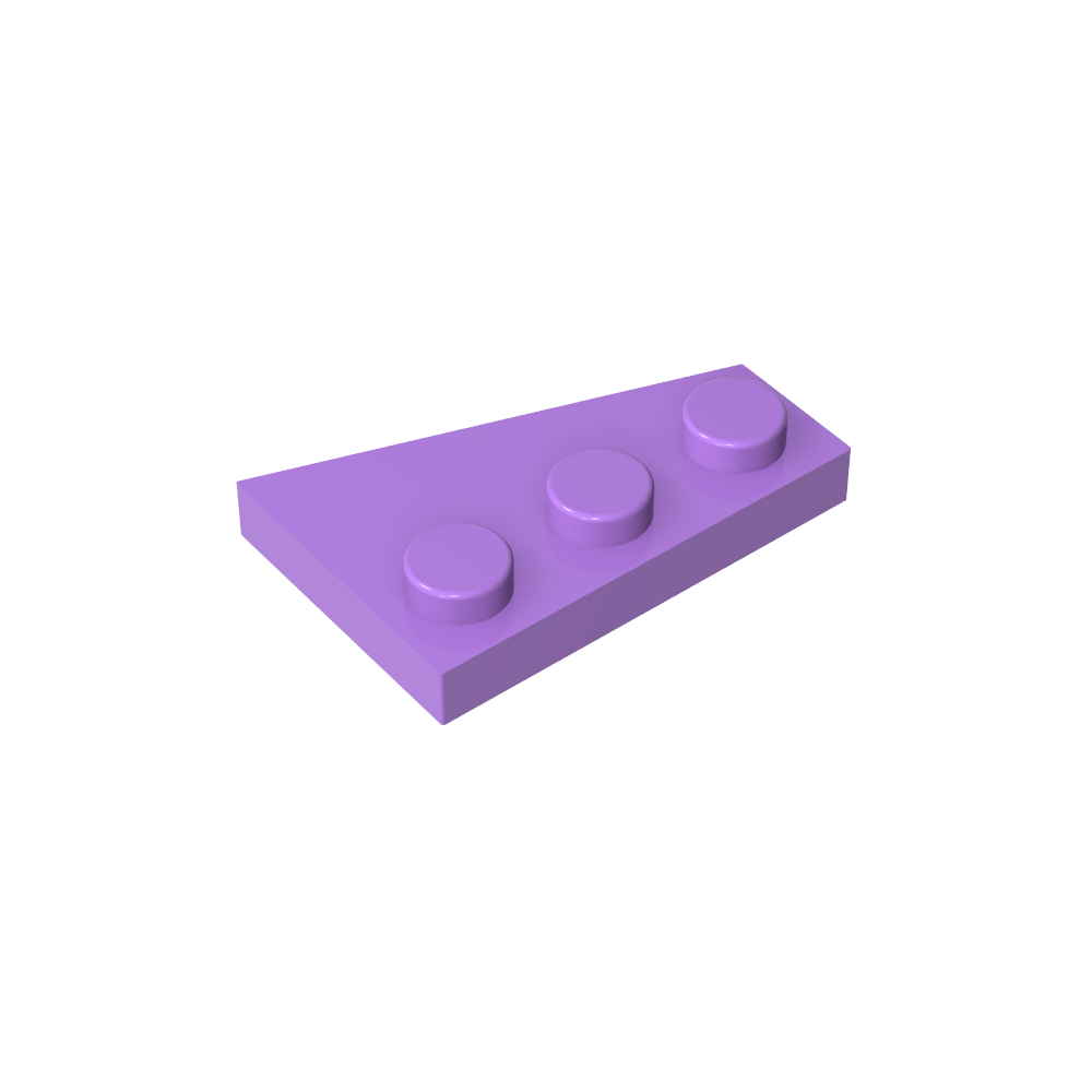 Placa de cuña 3 x 2 izquierda-MyGobricksEs
