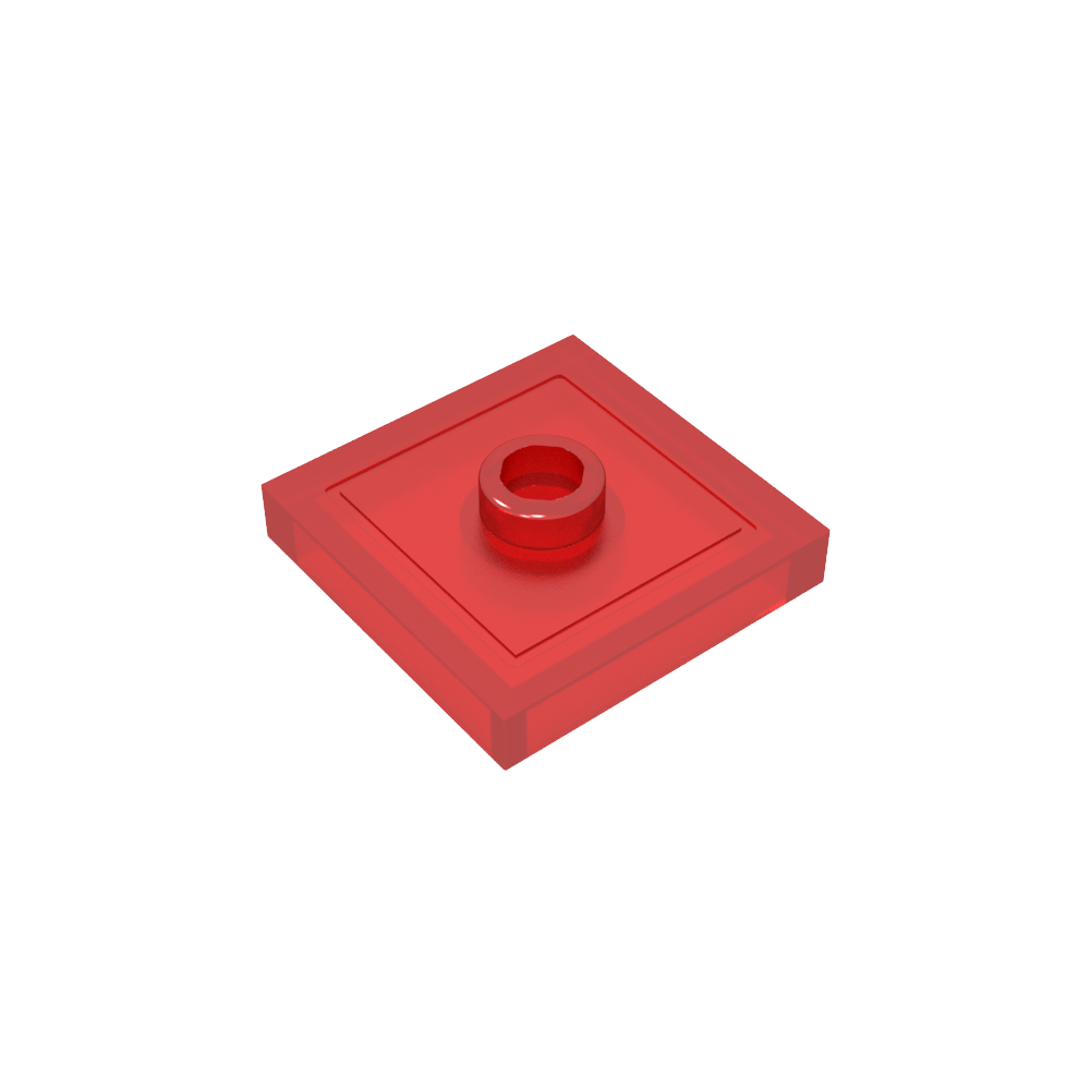 Placa especial 2 x 2 con ranura y perno central (puente)-MyGobricksEs