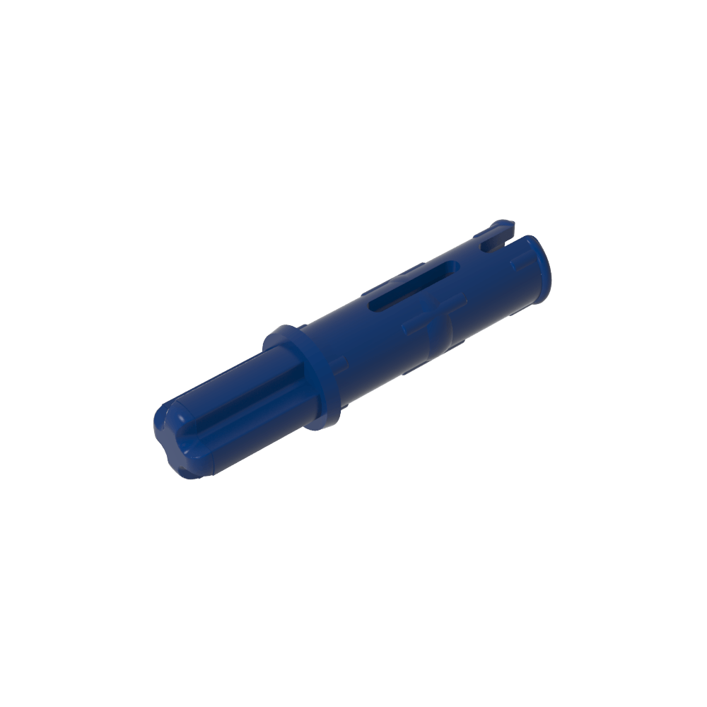 Pasador de eje Technic 3L con crestas de fricción longitudinales y eje 1L-MyGobricksEs