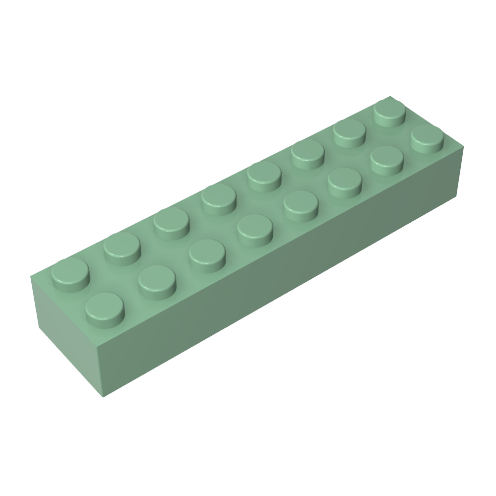 Ladrillo 2 x 8-MyGobricksEs