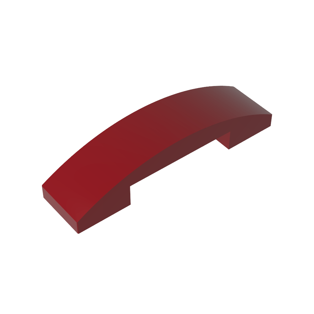 Pendiente curva 4 x 1 doble sin montantes-MyGobricksEs
