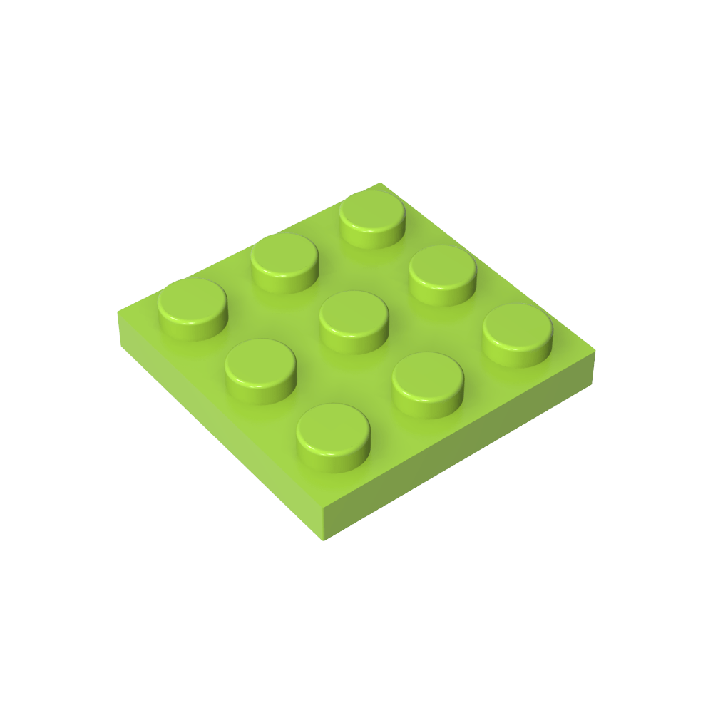 Placa 3 x 3-MyGobricksEs