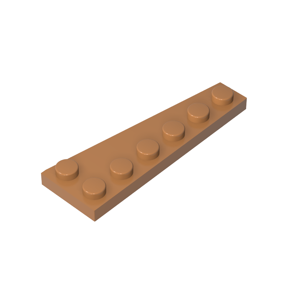 Placa de cuña 6 x 2 izquierda-MyGobricksEs