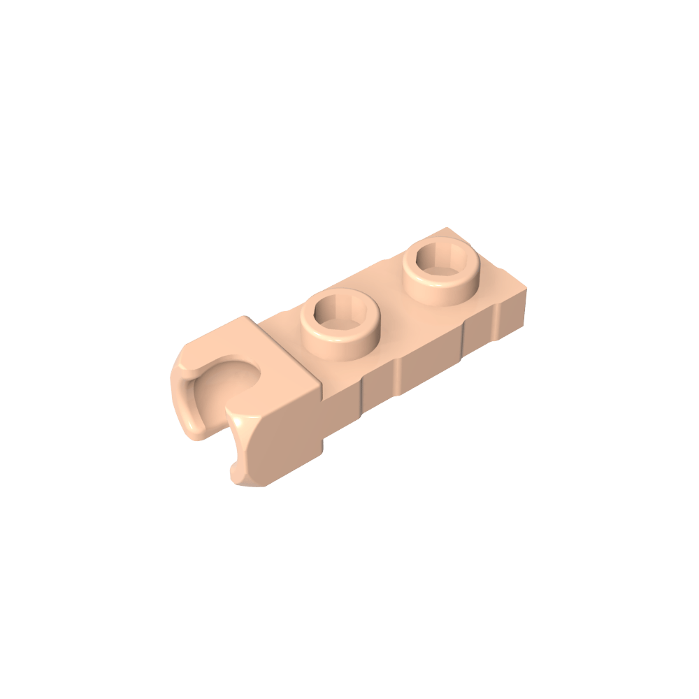 Placa especial 1 x 2 Copa de extremo de 5,9 mm-MyGobricksEs