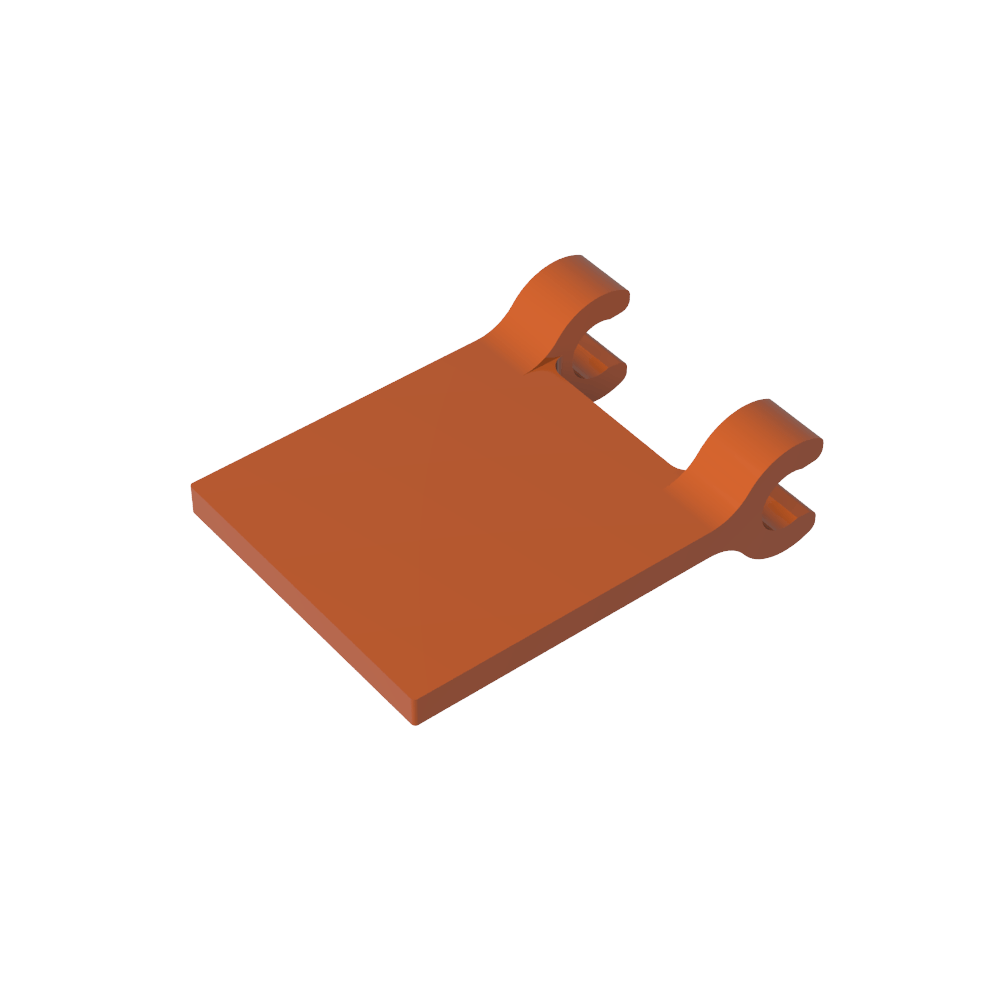 Bandera cuadrada de 2 x 2 [clips delgados]-MyGobricksEs