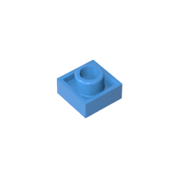 1 x 1 tablero de doble cara-MyGobricksEs