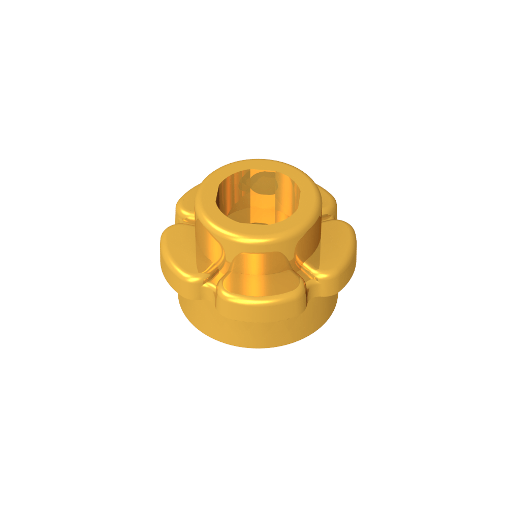 Planta, Flor, Plato Redondo 1 x 1 con 5 Pétalos-MyGobricksEs