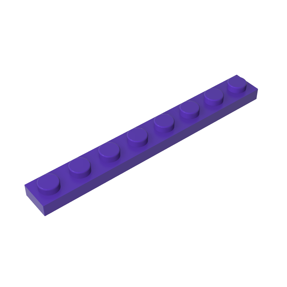Placa 1 x 8 #3460-MyGobricksEs