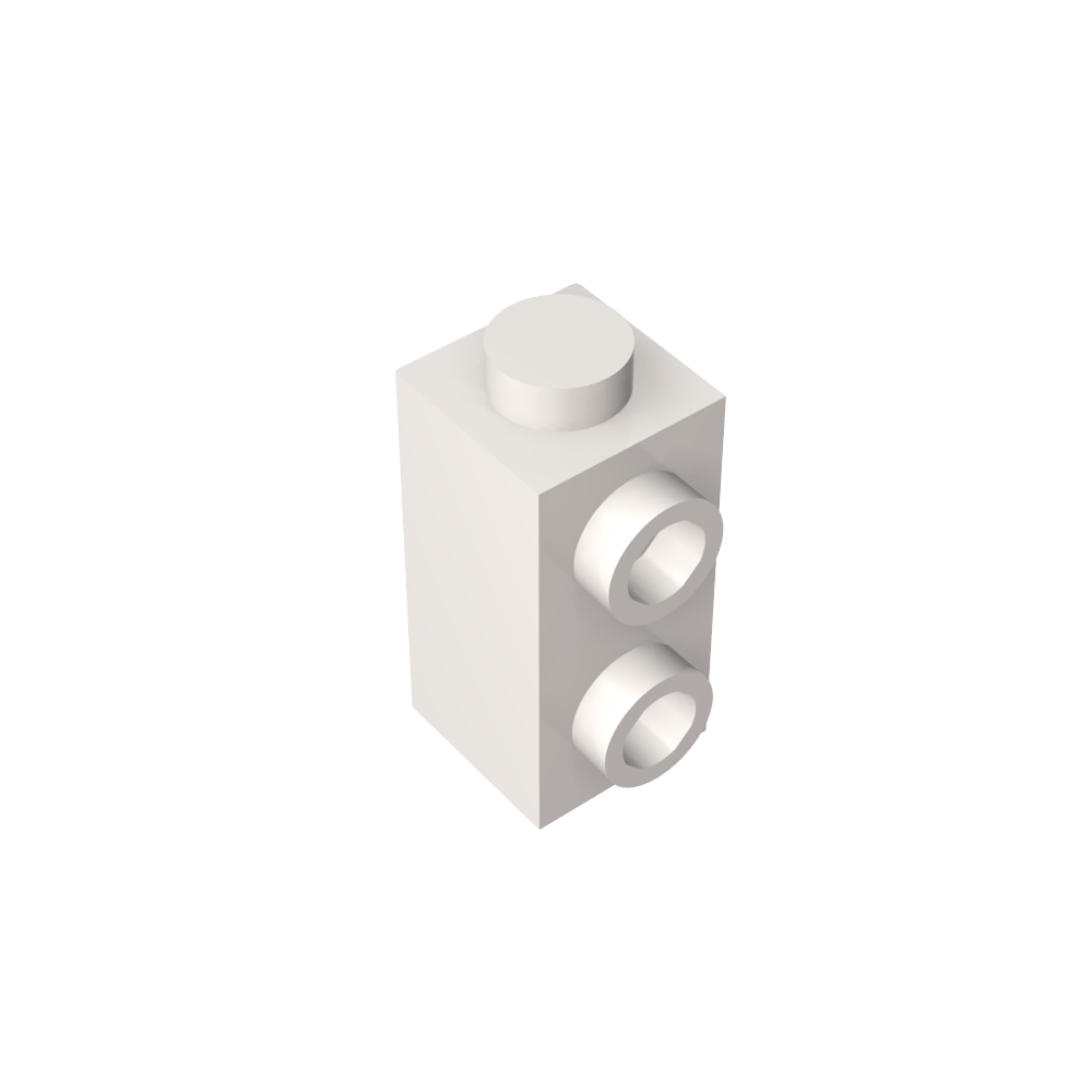 Ladrillo especial 1 x 1 x 1 2/3 con montantes en 1 lado-MyGobricksEs