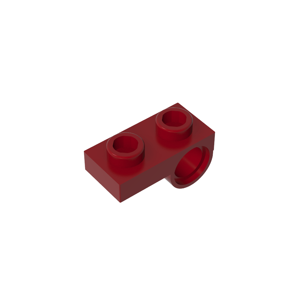 Placa especial 1 x 2 con orificio para pasador-MyGobricksEs
