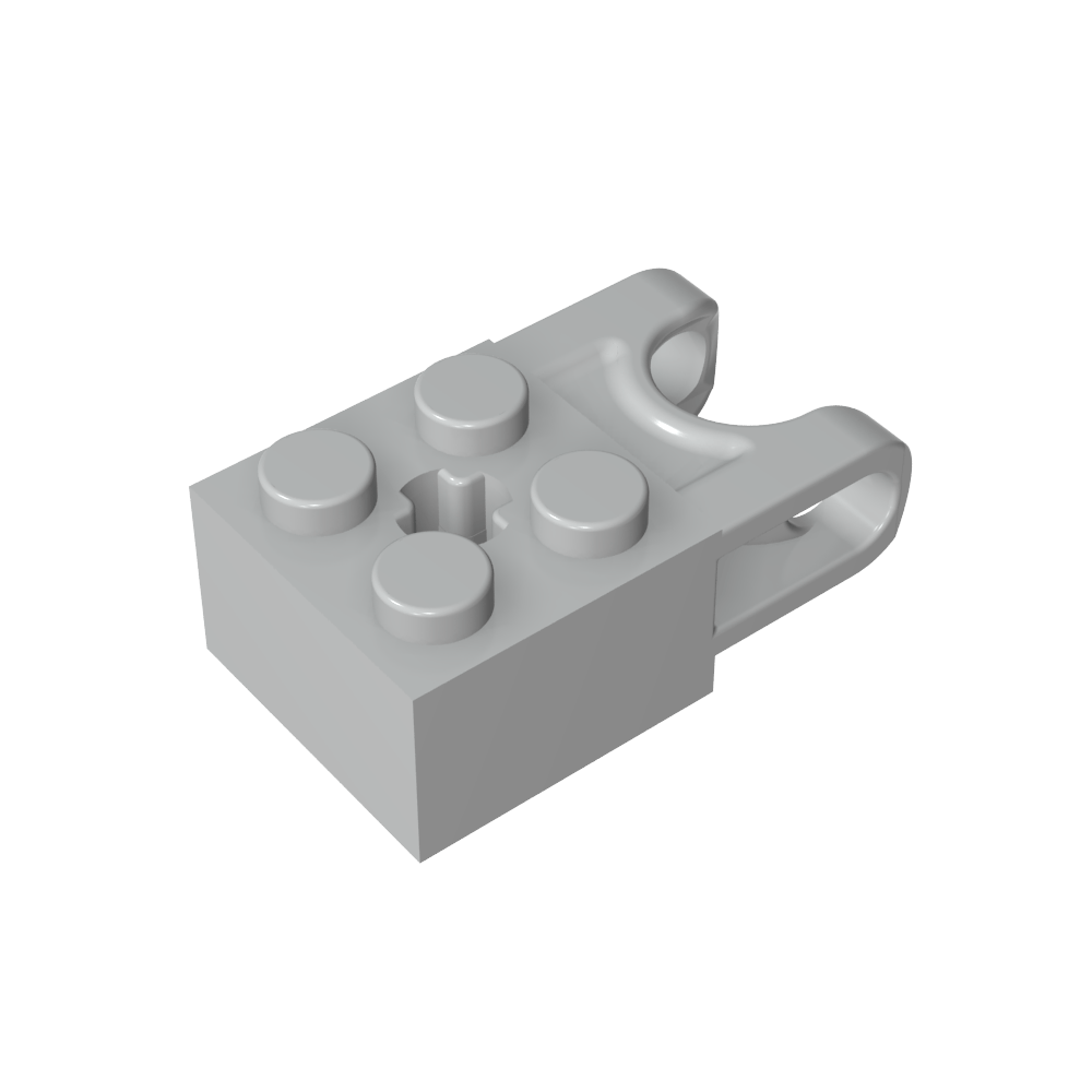 Technic Brick Special 2 x 2 con receptáculo de bola ancho y orificio para eje-MyGobricksEs
