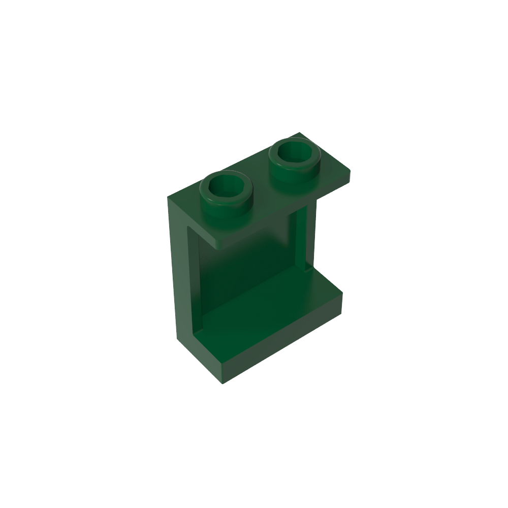 Panel 1 x 2 x 2 [Soportes laterales / Montantes huecos]-MyGobricksEs