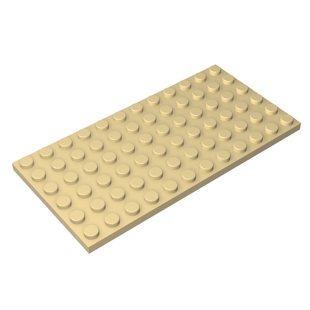 Placa 6 x 12-MyGobricksEs