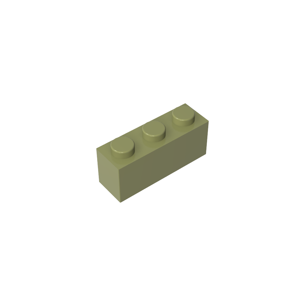 Ladrillo 1 x 3-MyGobricksEs