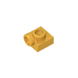 Placa especial 1 x 1 con tacos en el lateral-MyGobricksEs