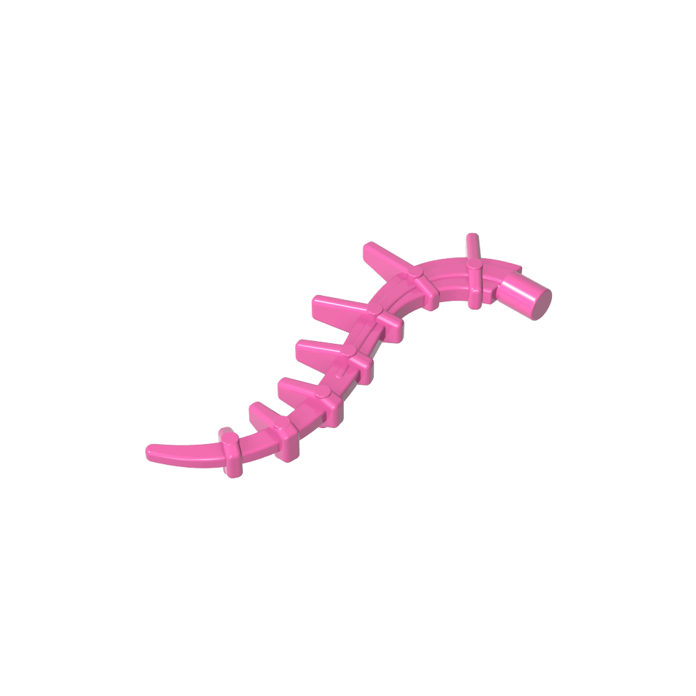 Parte del cuerpo de una planta o criatura, enredadera, cola, tentáculo o espina de Bionicle, puntiaguda-MyGobricksEs