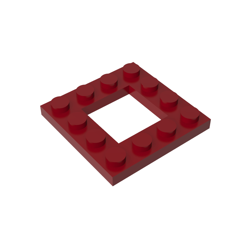 Placa especial 4 x 4 con recorte 2 x 2-MyGobricksEs