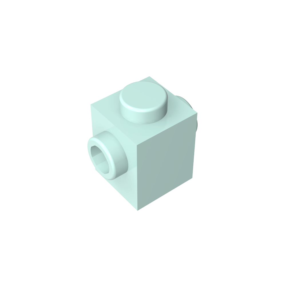 Ladrillo especial 1 x 1 con tacos en 2 lados-MyGobricksEs