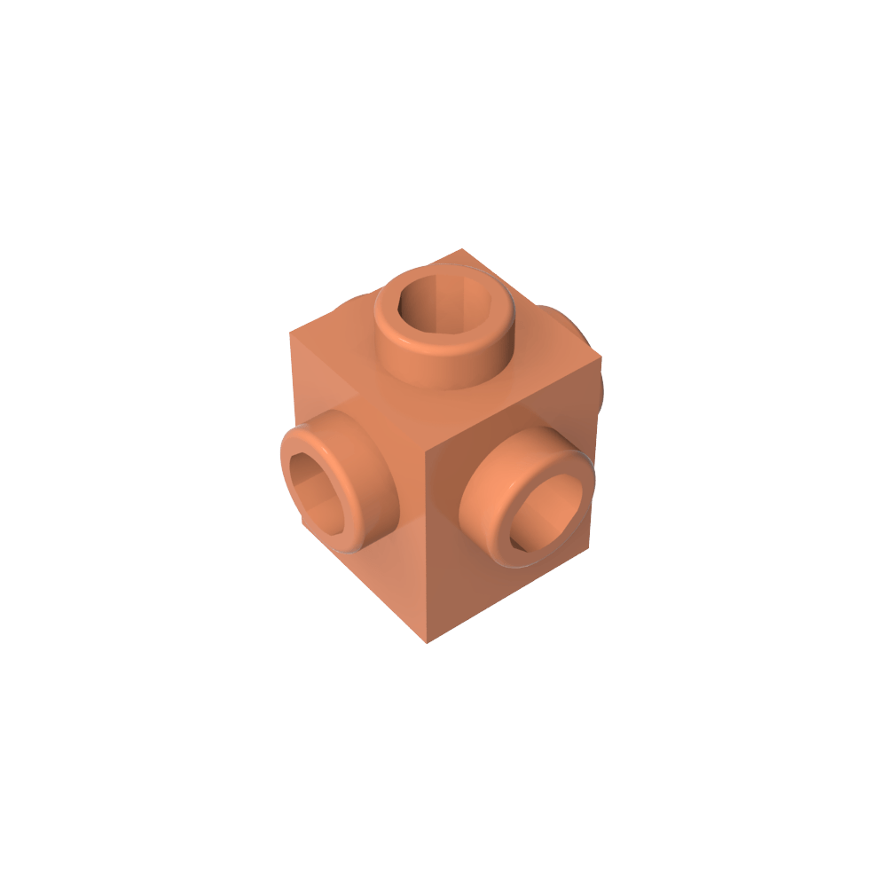 Ladrillo especial 1 x 1 pernos en los 4 lados-MyGobricksEs