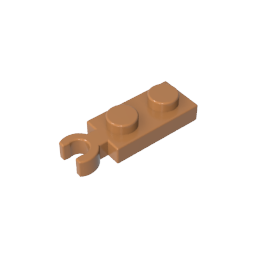 Placa modificada 1 x 2 con clip en el extremo (agarre vertical)-MyGobricksEs