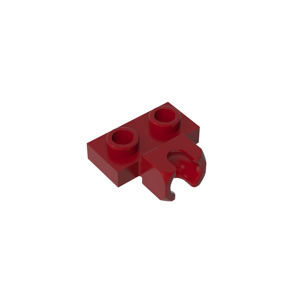 Placa especial 1 x 2 Copa lateral central de 5,9 mm-MyGobricksEs