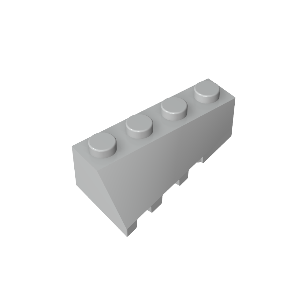 Cuña inclinada 45° 4 x 2 derecha-MyGobricksEs