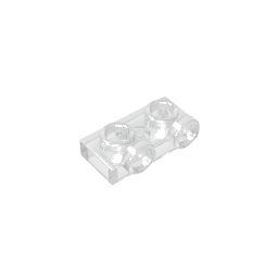 Placa, Modificada 1 x 2 con 2 puntos salientes Invertida-MyGobricksEs