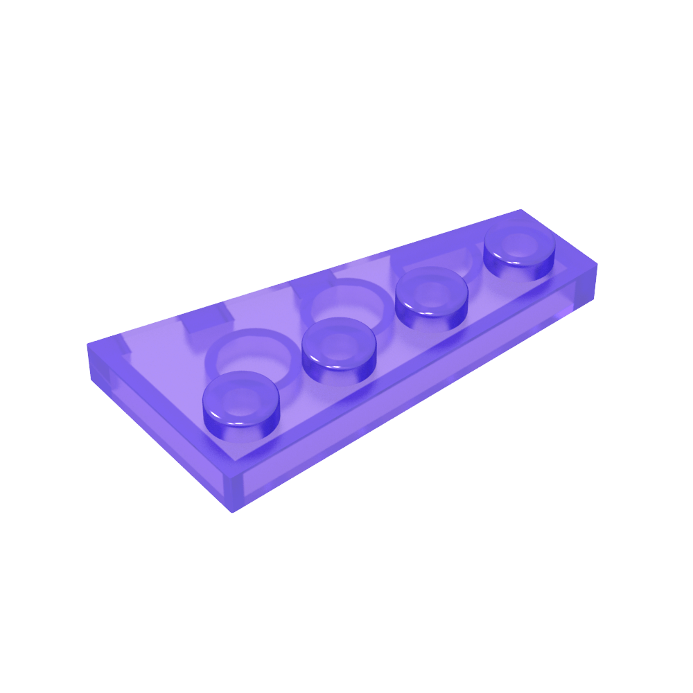 Placa de cuña 4 x 2 izquierda-MyGobricksEs
