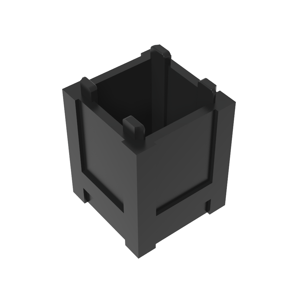 Caja contenedora 2 x 2 x 2 - Apertura superior-MyGobricksEs