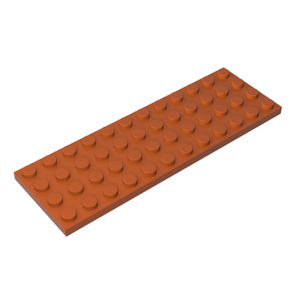 Placa 4 x 12-MyGobricksEs