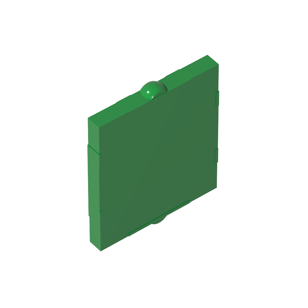 Vidrio para ventana 1 x 2 x 2 plano-MyGobricksEs