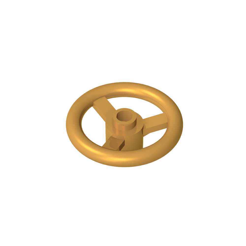 Volante Technic pequeño (diámetro de 3 pernos)-MyGobricksEs