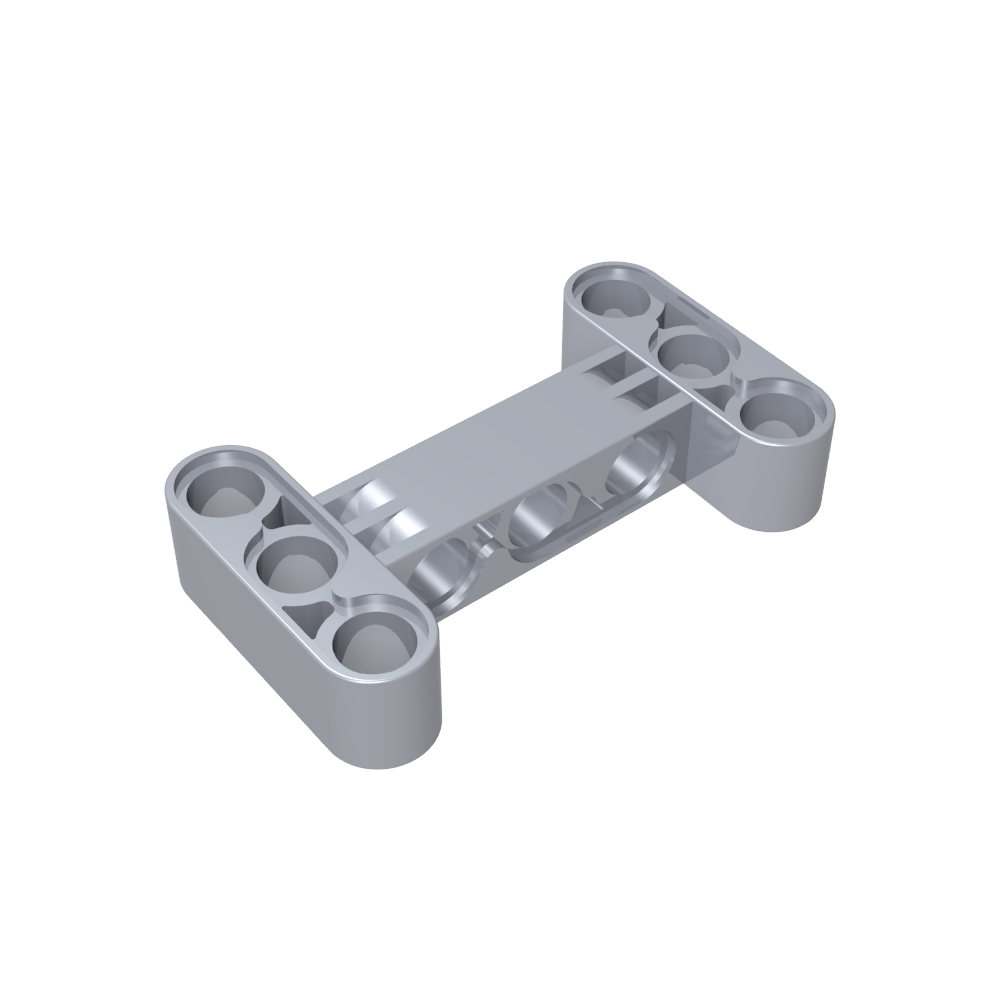 Viga técnica de 3 x 5 de espesor [orificios de viga central desplazados a 90°]-MyGobricksEs
