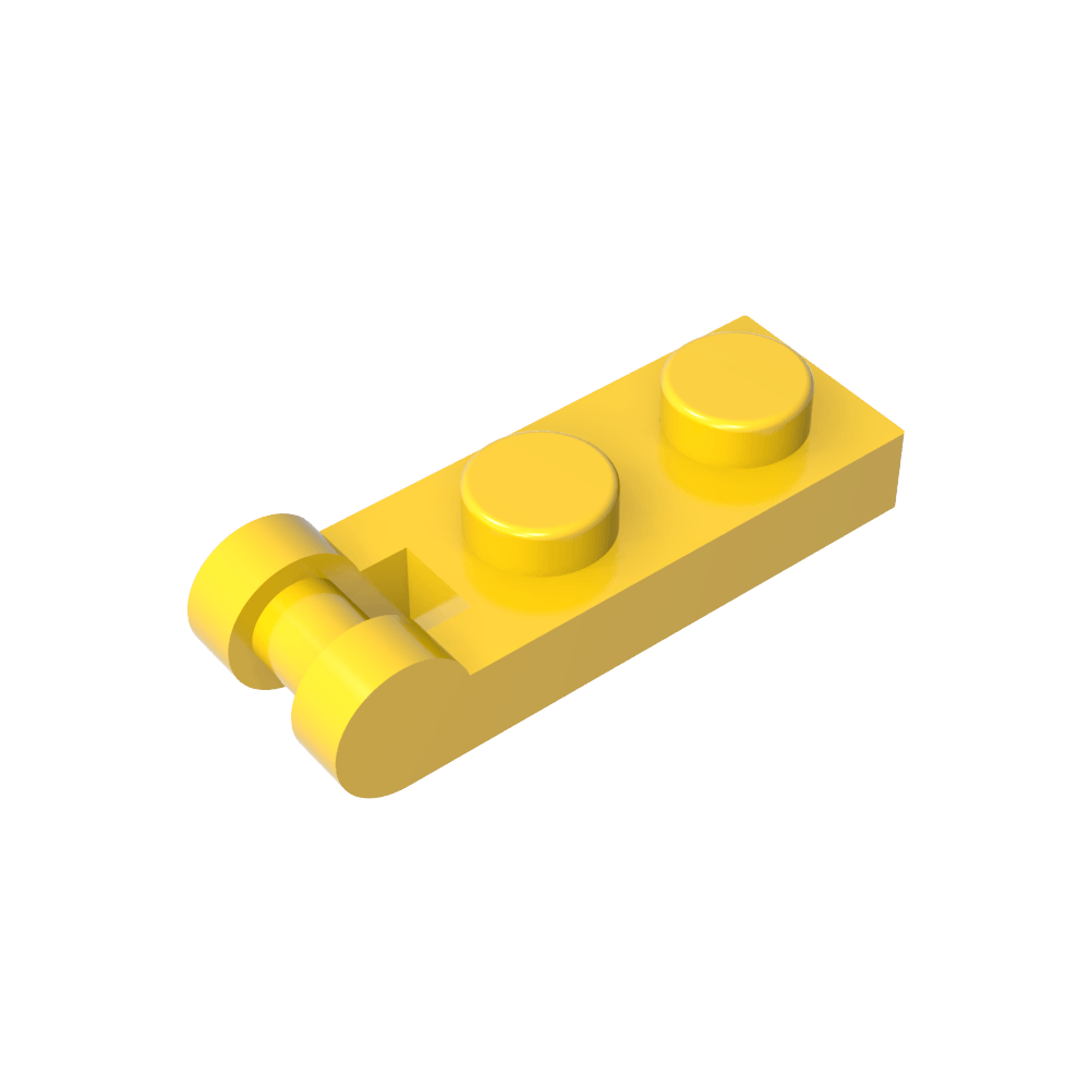 Placa Especial 1 x 2 con Asa en el Extremo [Extremos Cerrados]-MyGobricksEs