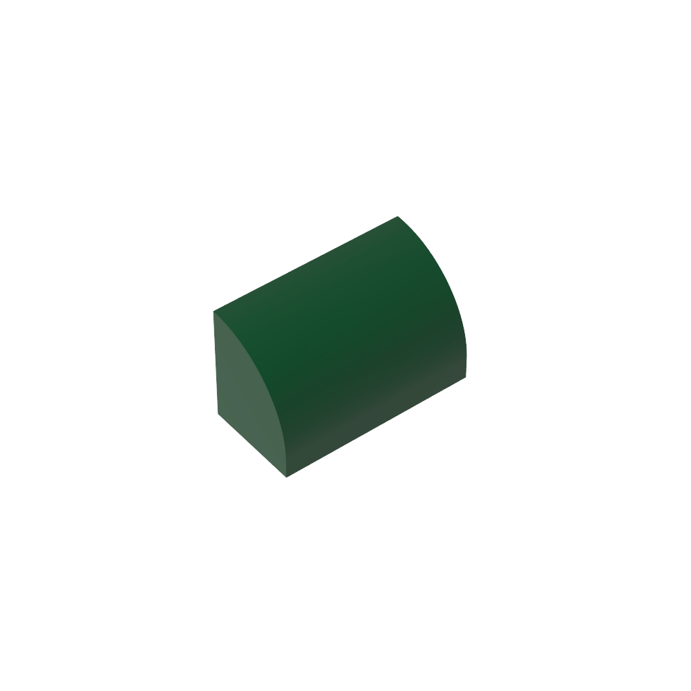 Ladrillo curvo 1 x 2 x 1 sin montantes-MyGobricksEs