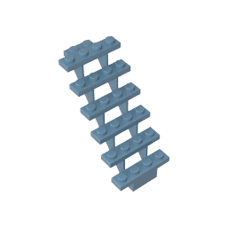 Escaleras 7 x 4 x 6 Rectas Abiertas-MyGobricksEs