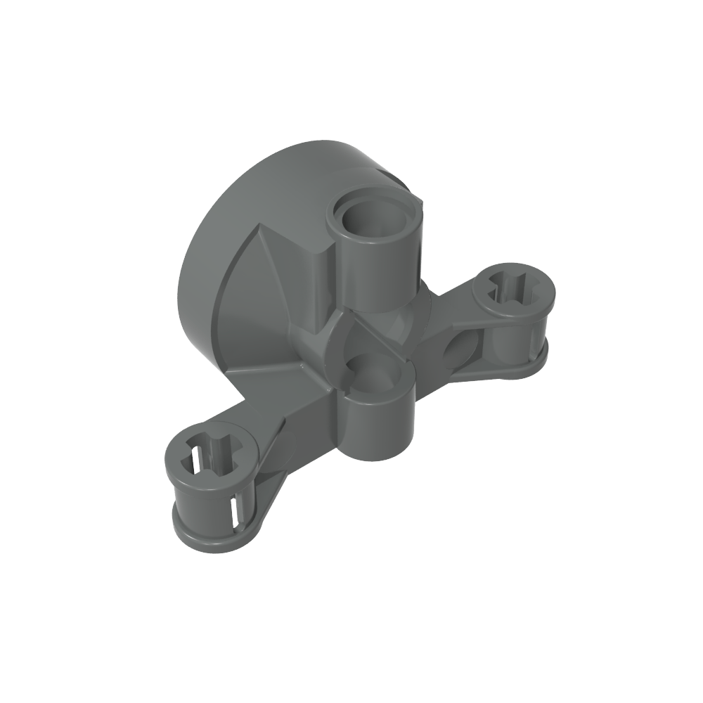 Soporte para cubo de volante Technic con 2 orificios para pasadores y 2 orificios para ejes-MyGobricksEs