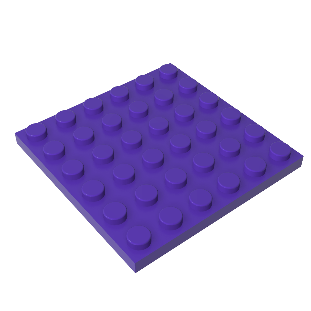 Placa 6 x 6-MyGobricksEs