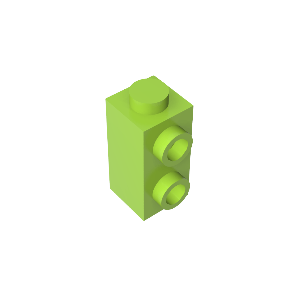Ladrillo especial 1 x 1 x 1 2/3 con montantes en 1 lado-MyGobricksEs