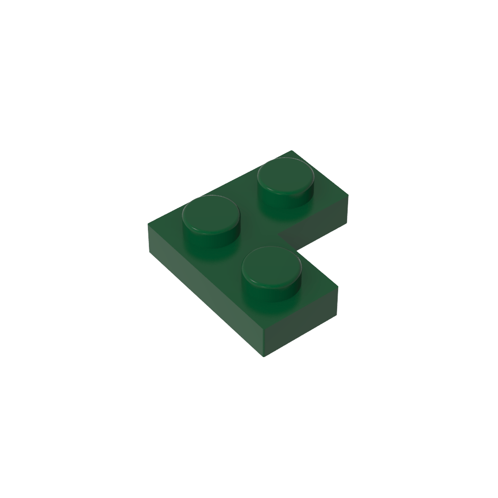 Placa 2 x 2 Esquina-MyGobricksEs