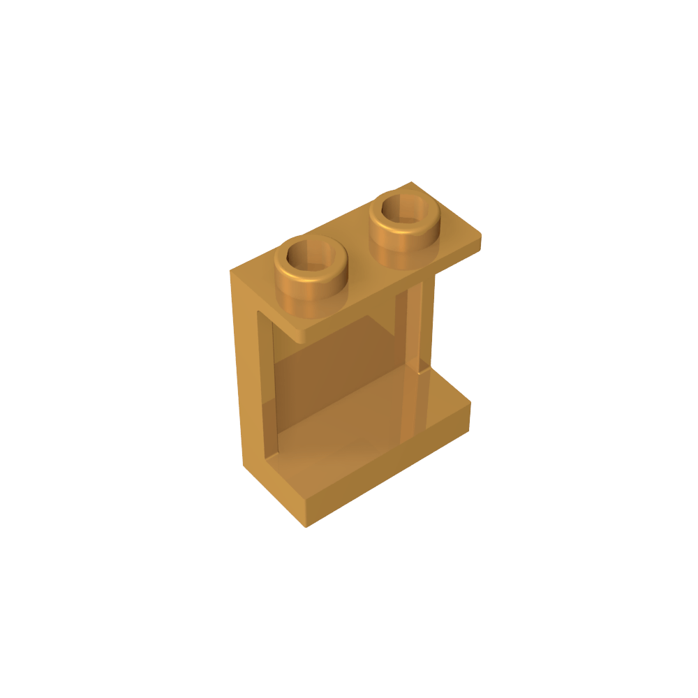 Panel 1 x 2 x 2 [Soportes laterales / Montantes huecos]-MyGobricksEs