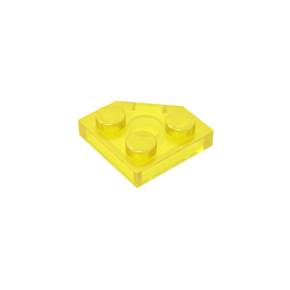 Placa de cuña de 2 x 2 con esquinas cortadas-MyGobricksEs