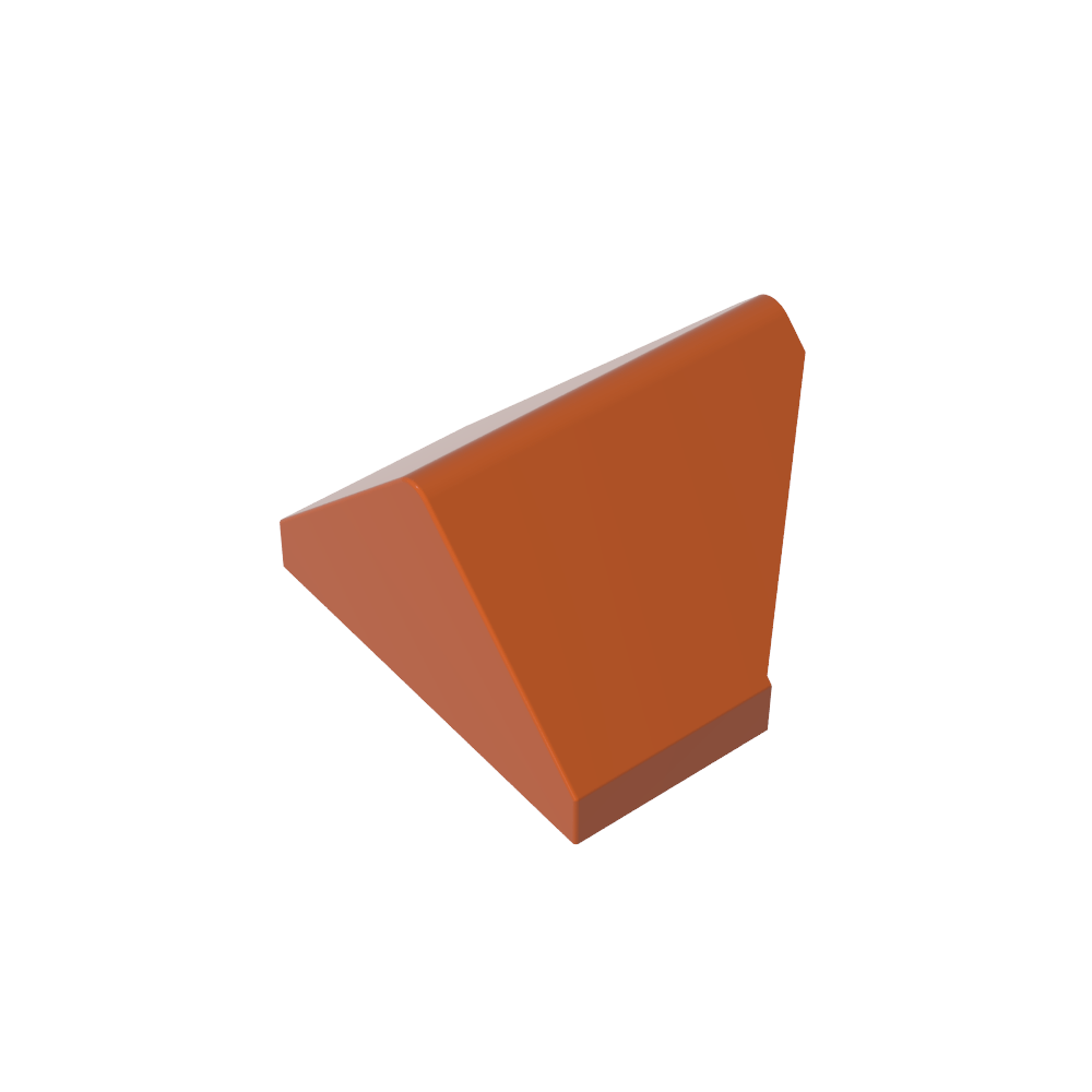 Pendiente 45° 2 x 1 Doble / Invertida con Tubo Inferior-MyGobricksEs