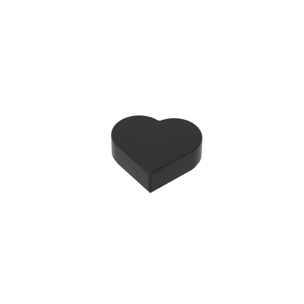 Azulejo 1 x 1 Corazón-MyGobricksEs