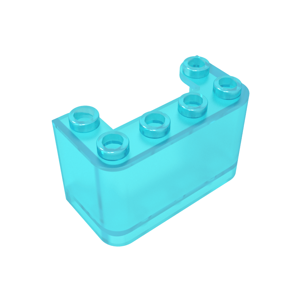 Parabrisas 2 x 4 x 2 Vertical-MyGobricksEs
