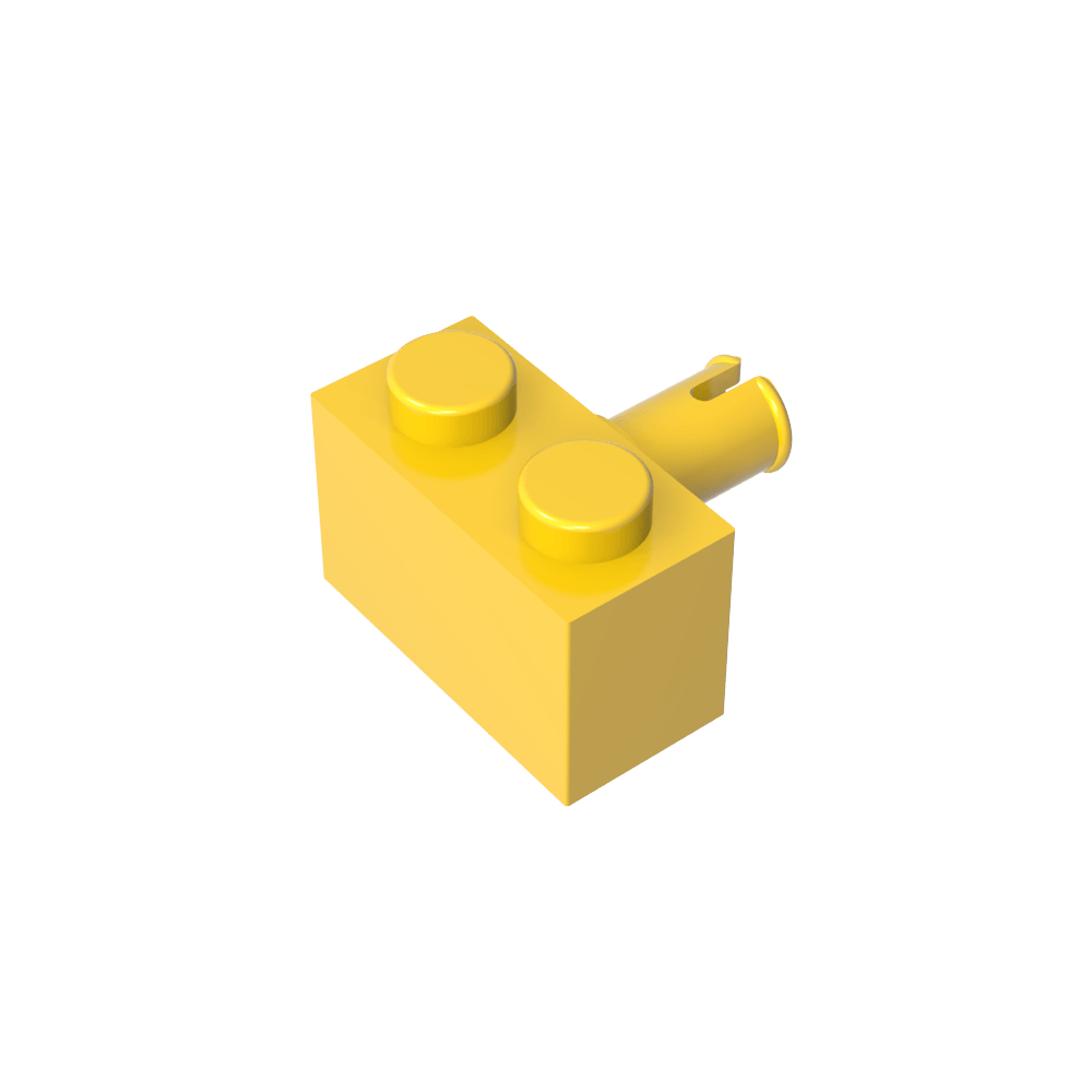 Ladrillo Especial 1 x 2 con Pin-MyGobricksEs