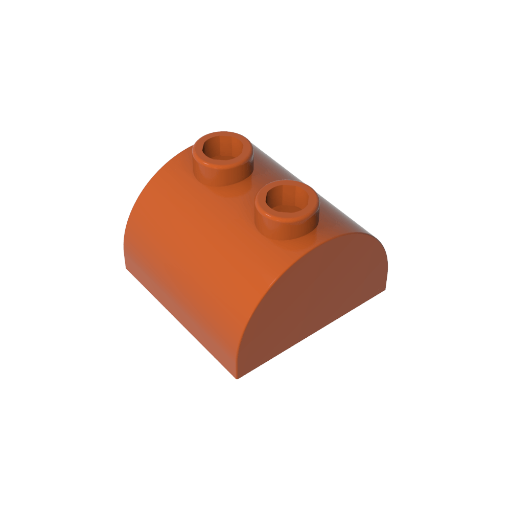 Ladrillo curvo 2 x 2 con dos montantes superiores-MyGobricksEs