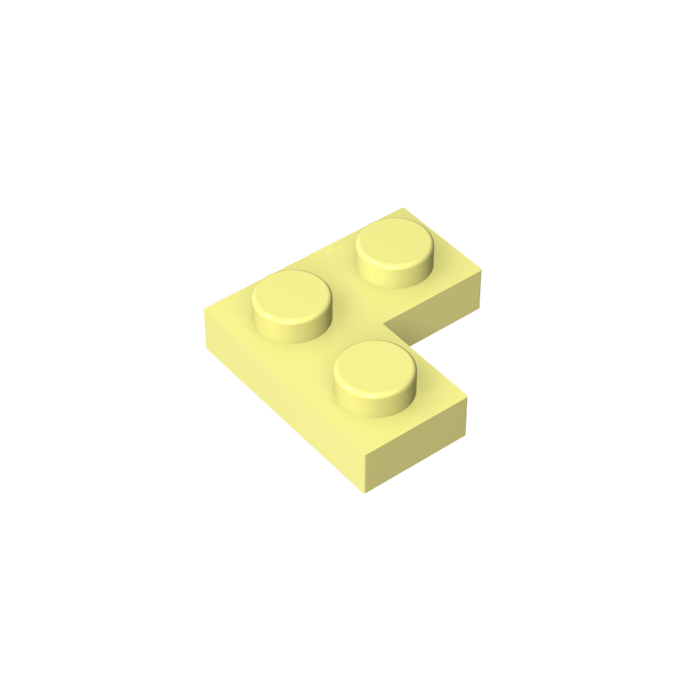 Placa 2 x 2 Esquina-MyGobricksEs