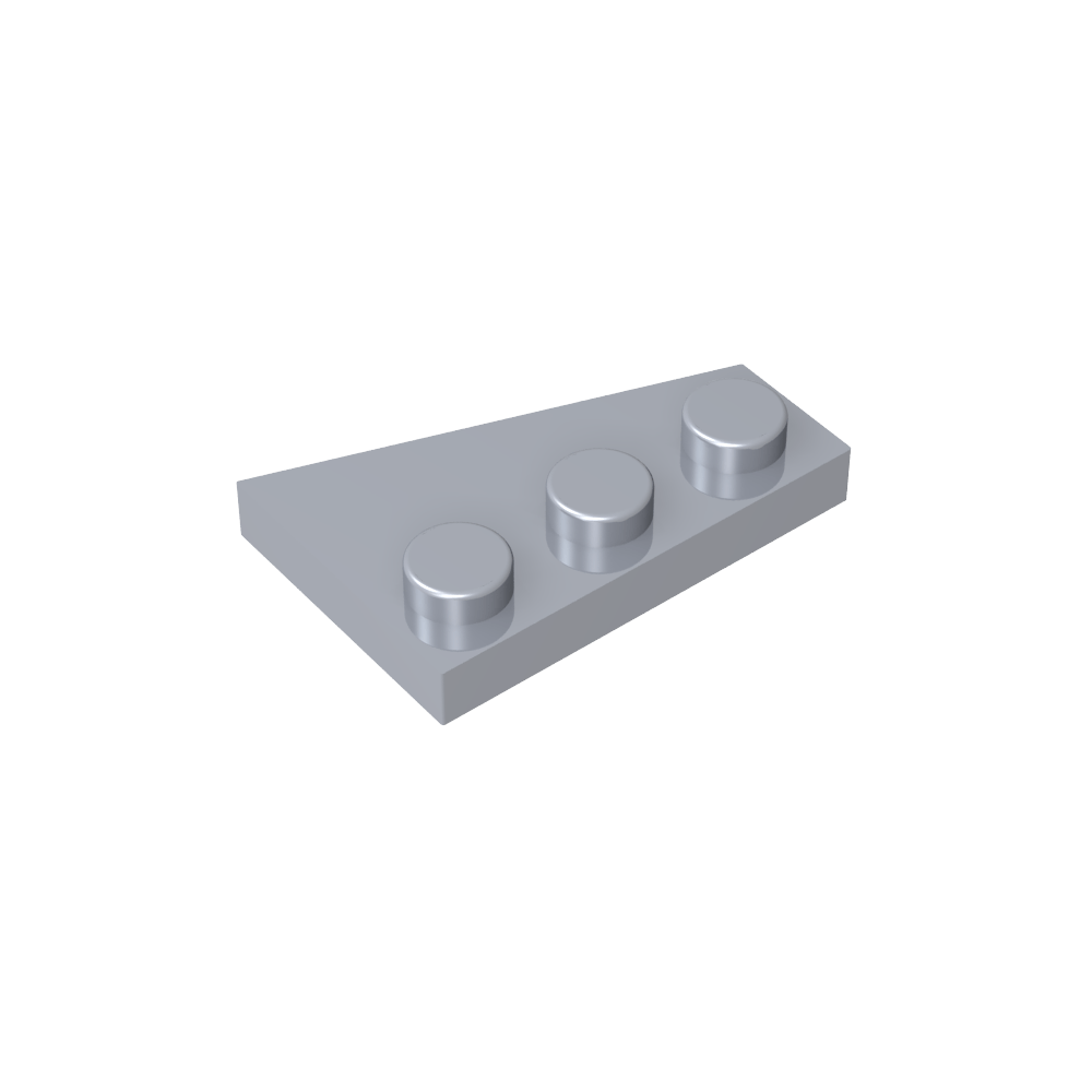 Placa de cuña 3 x 2 izquierda-MyGobricksEs