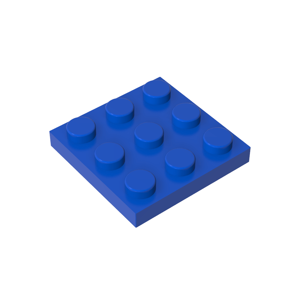 Placa 3 x 3-MyGobricksEs